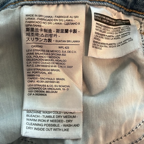 Levi’s Classic Capri High Rise Size 16 - Picture 11 of 16